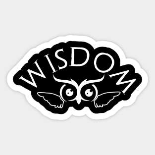 Stoics 4 Cardinal Virtues, Wisdom Sticker